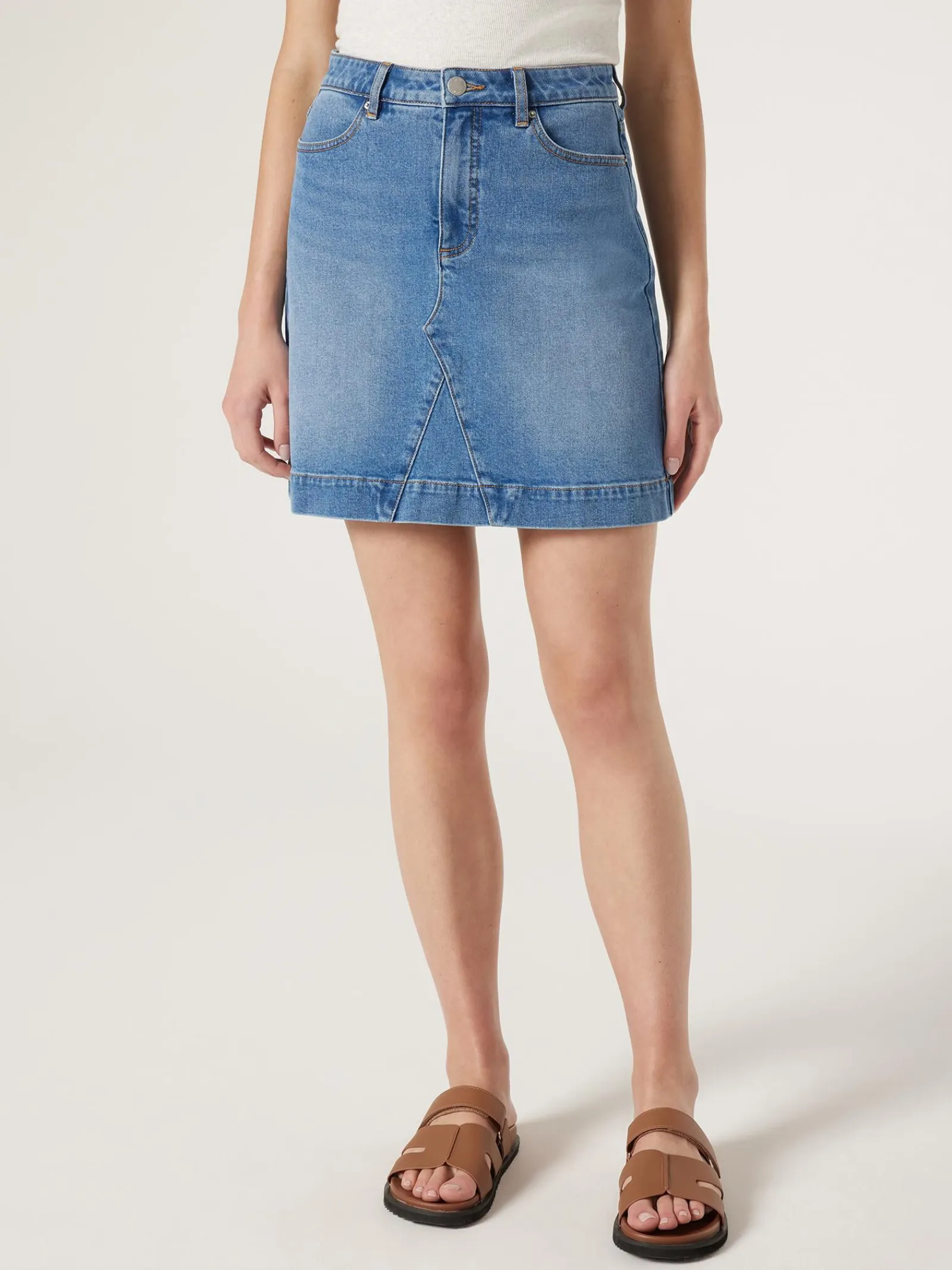 Jeanswest Aline Skirt Blue Hot