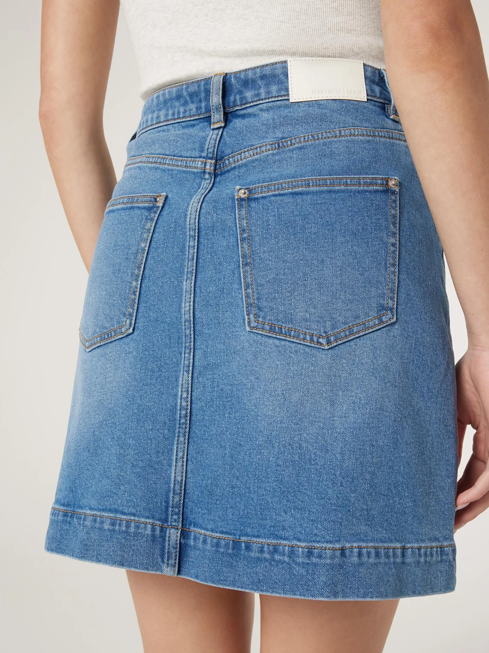 Jeanswest Aline Skirt Blue Hot