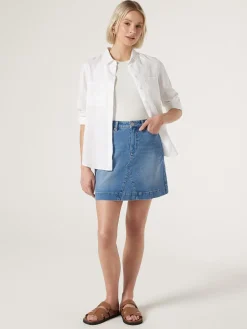 Jeanswest Aline Skirt Blue Hot