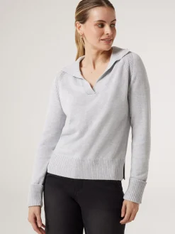 Jeanswest Amalia Collared Knit Brown Clearance