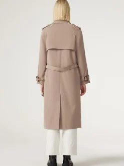 Jeanswest Amanda Relaxed Trench Coat Latte Clearance