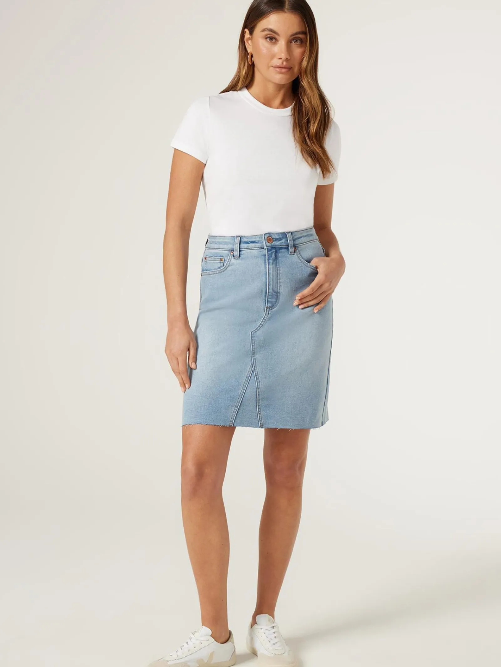 Jeanswest Aubrey Denim Skirt Blue Online