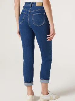 Jeanswest Brooke Tapered Crop Jeans BrightBlue Discount