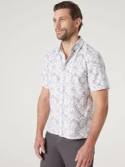 Jeanswest Charlie Print Shirt Grey Best