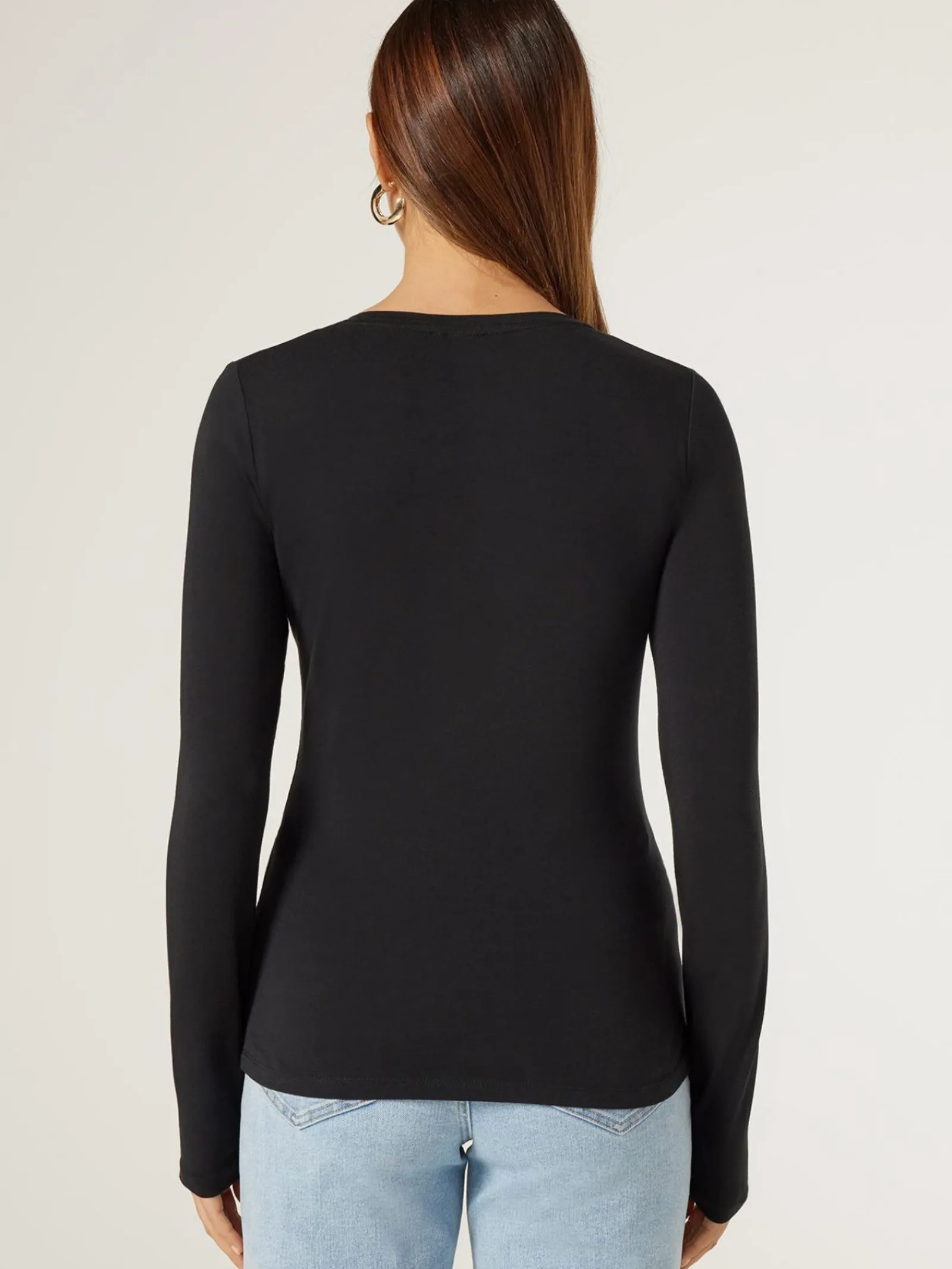 Jeanswest Charlotte LS Tee Black Sale