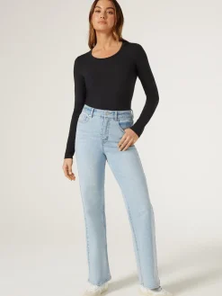 Jeanswest Charlotte LS Tee Black Sale
