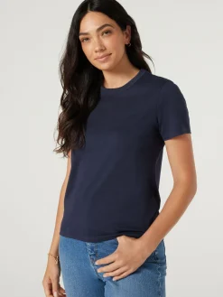 Jeanswest Classic Crew Neck Tee Black New