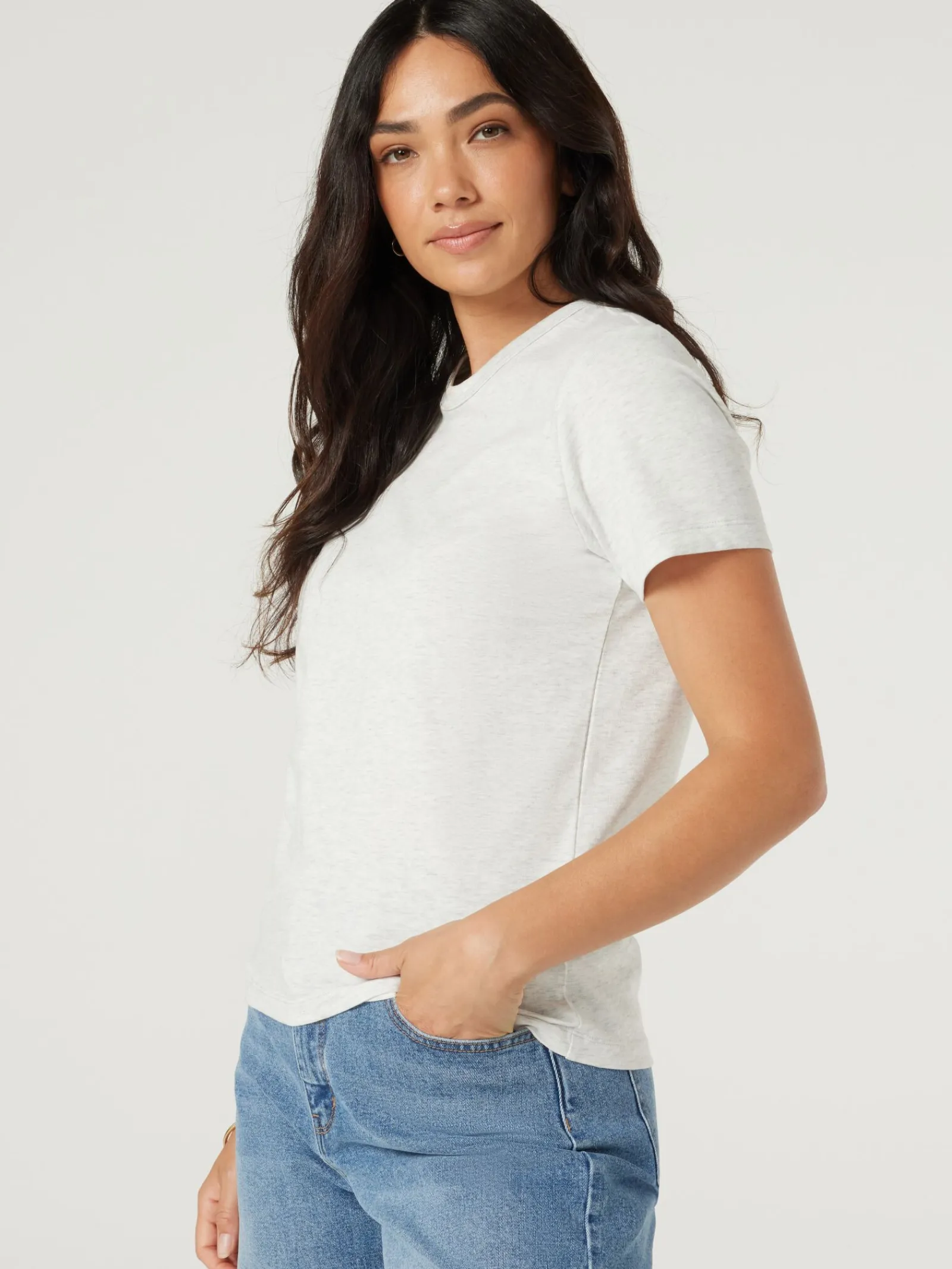 Jeanswest Classic Crew Neck Tee Black Online