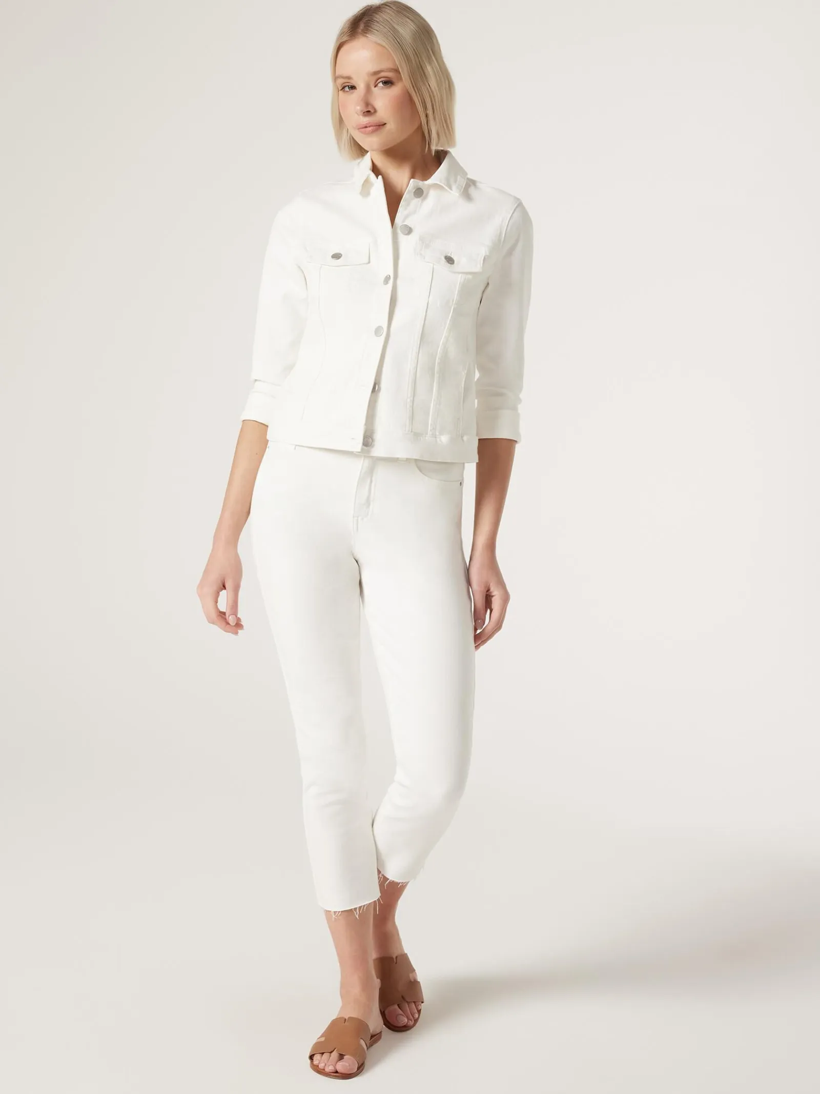 Jeanswest Classic Denim Jacket White