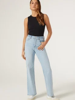 Jeanswest Classic Rib Tank Black