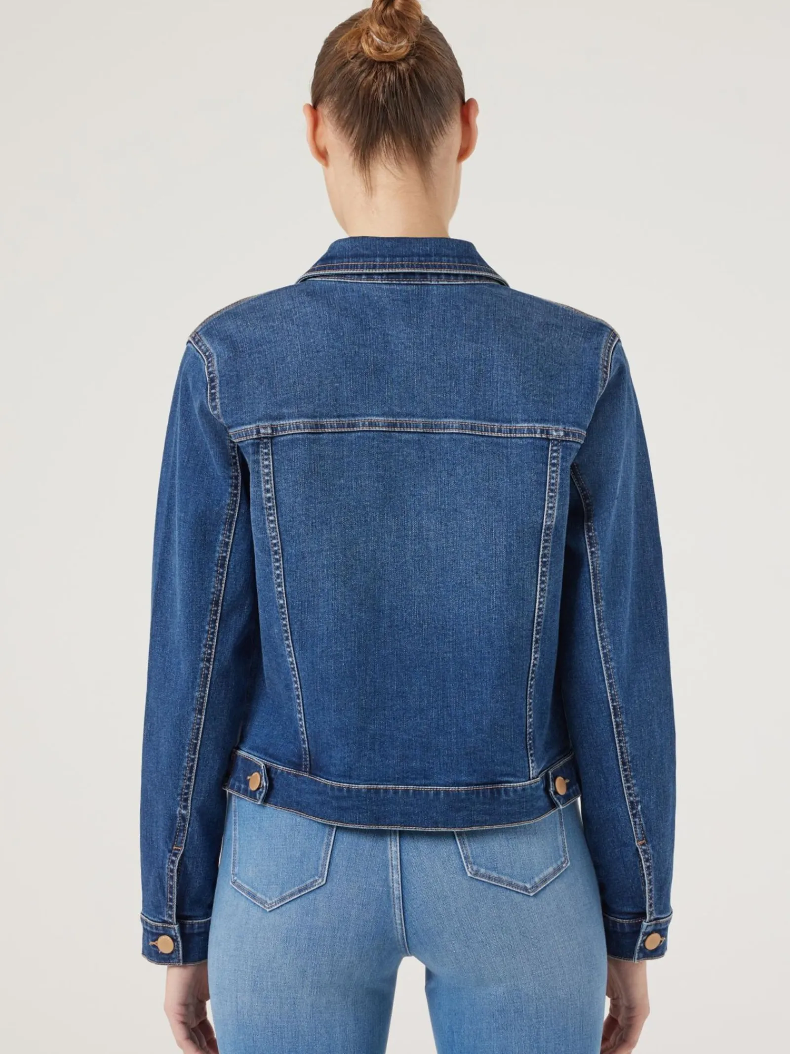 Jeanswest Classic Stretch Denim Jacket DarkVintage Hot