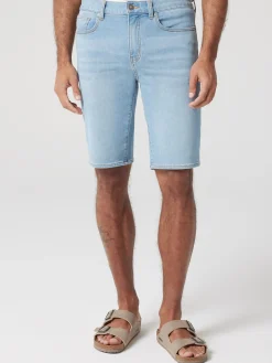 Jeanswest Connor Knit Denim Short Summer Blue Sale