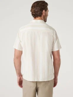 Jeanswest Cruz Resort Shirt Stripe Outlet