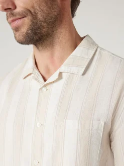 Jeanswest Cruz Resort Shirt Stripe Outlet