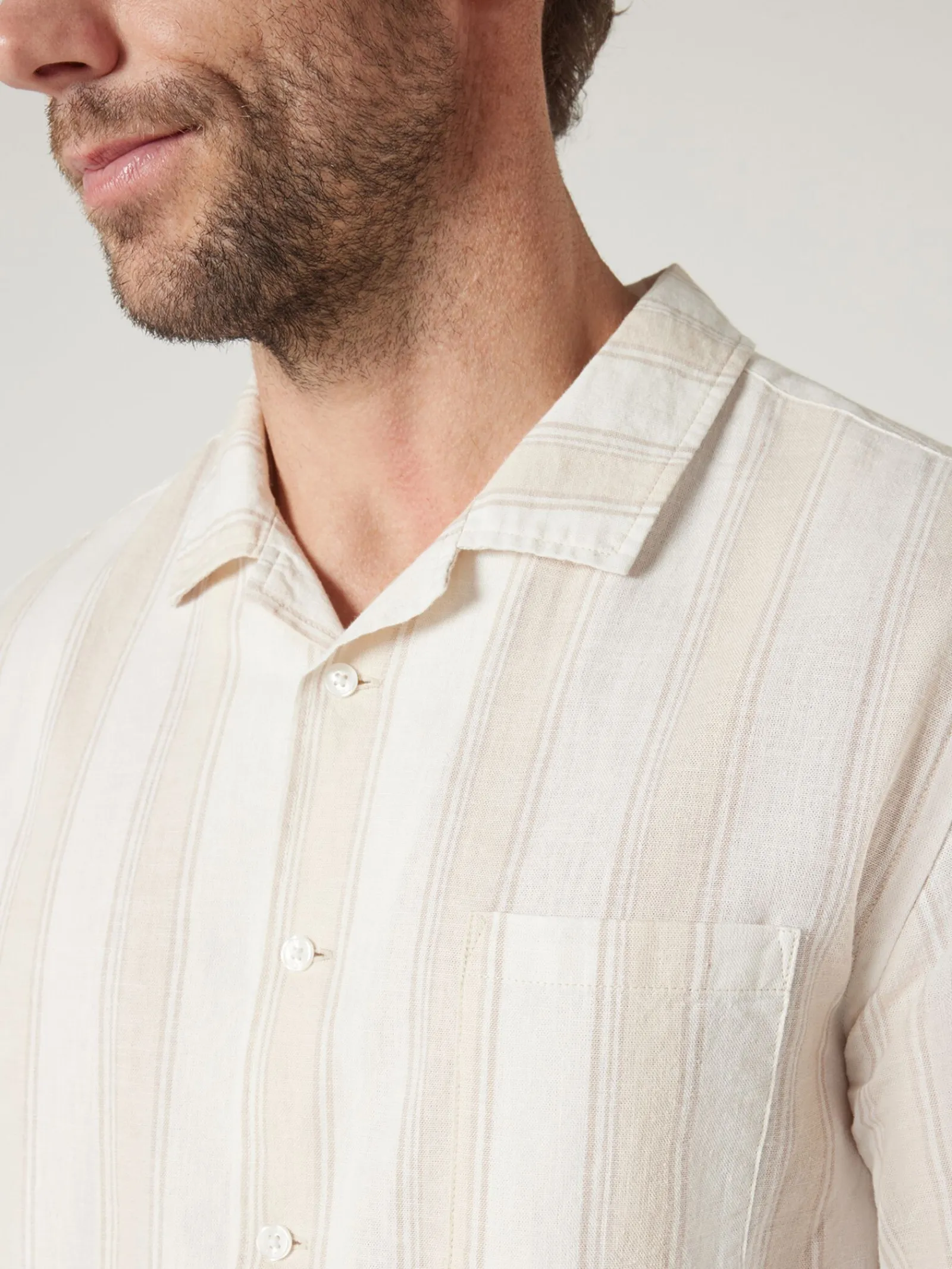 Jeanswest Cruz Resort Shirt Stripe Outlet