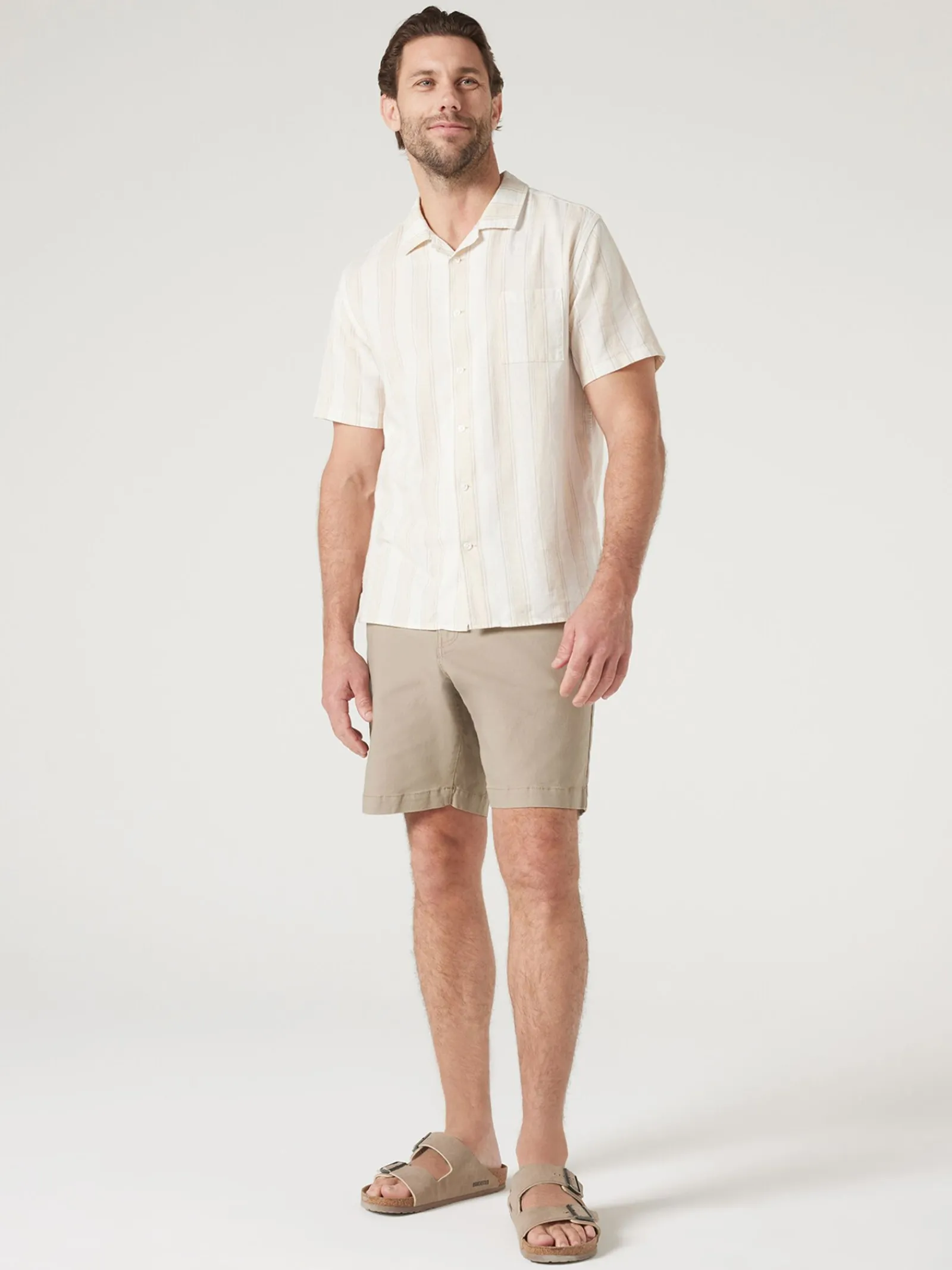 Jeanswest Cruz Resort Shirt Stripe Outlet