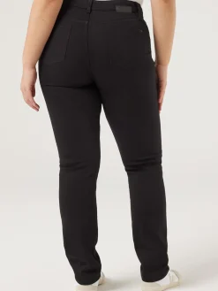 Jeanswest Curve Slim Straight Jeans Black