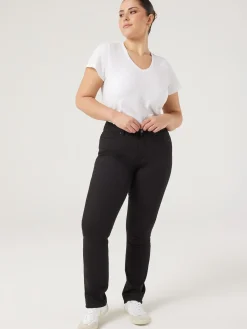 Jeanswest Curve Slim Straight Jeans Black