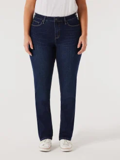 Jeanswest Curve Slim Straight Jeans DarkIndigo Sale