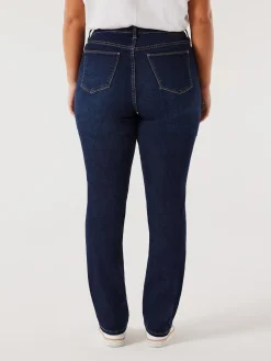 Jeanswest Curve Slim Straight Jeans DarkIndigo Sale