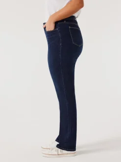 Jeanswest Curve Slim Straight Jeans DarkIndigo Sale