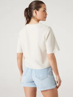 Jeanswest Demi Tie Front Top Sand Best