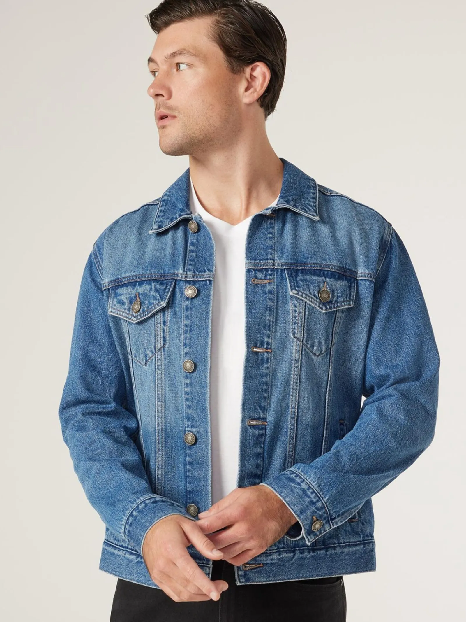 Jeanswest Drew Denim Jacket Blue Outlet