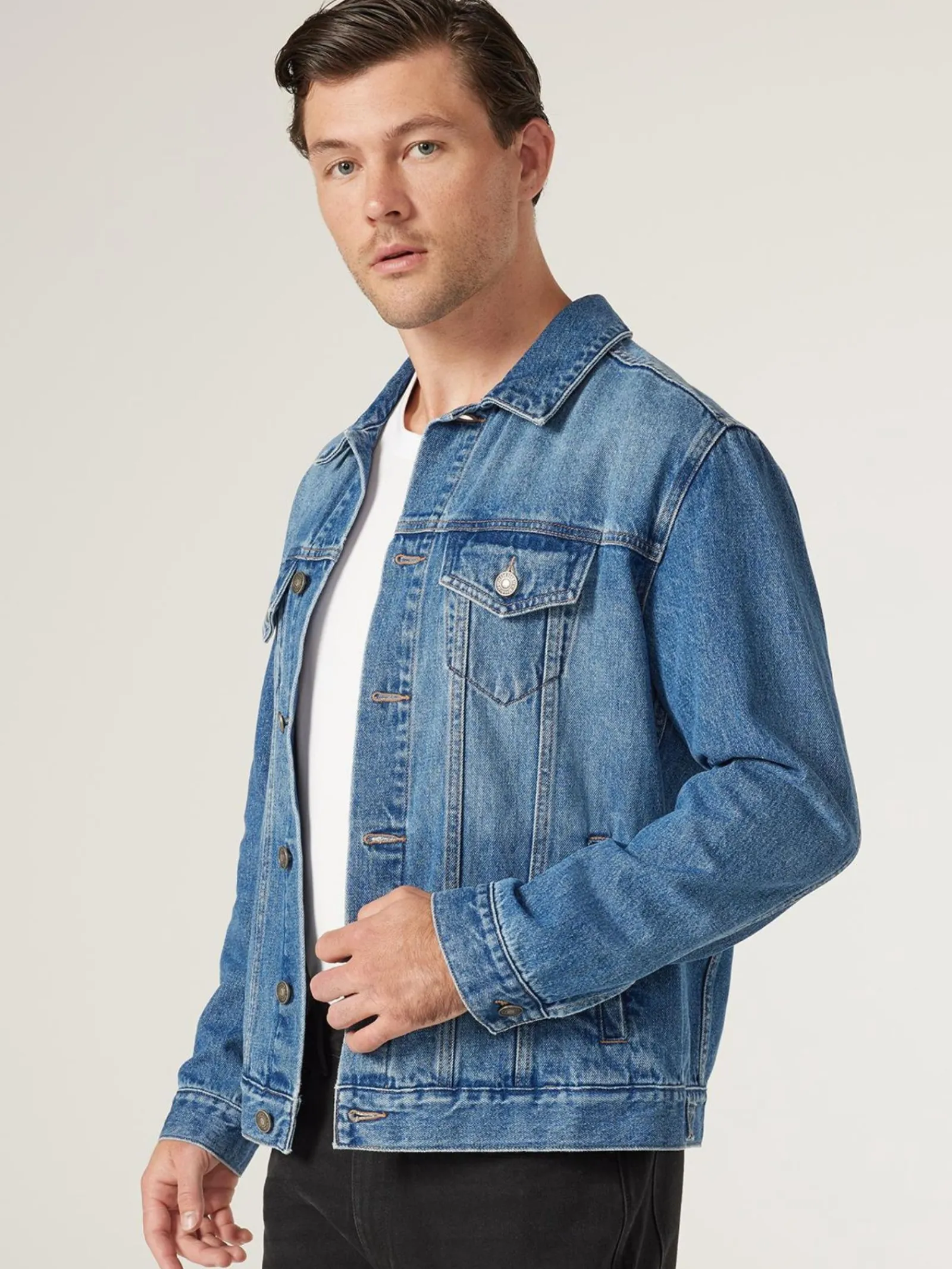 Jeanswest Drew Denim Jacket Blue Outlet