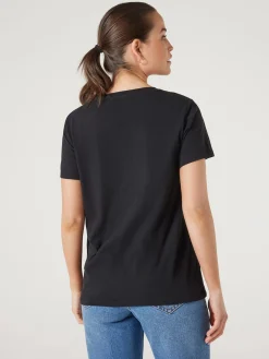 Jeanswest Essential Slub Pocket Tee Black Sale