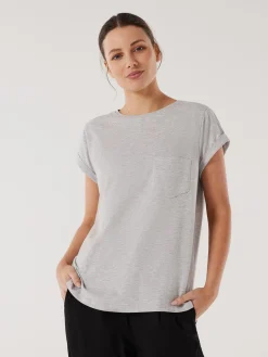 Jeanswest Essential Slub Pocket Tee Black Sale
