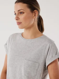 Jeanswest Essential Slub Pocket Tee Black Sale