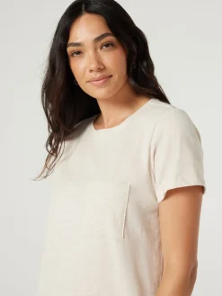 Jeanswest Essential Slub Pocket Tee Black Sale