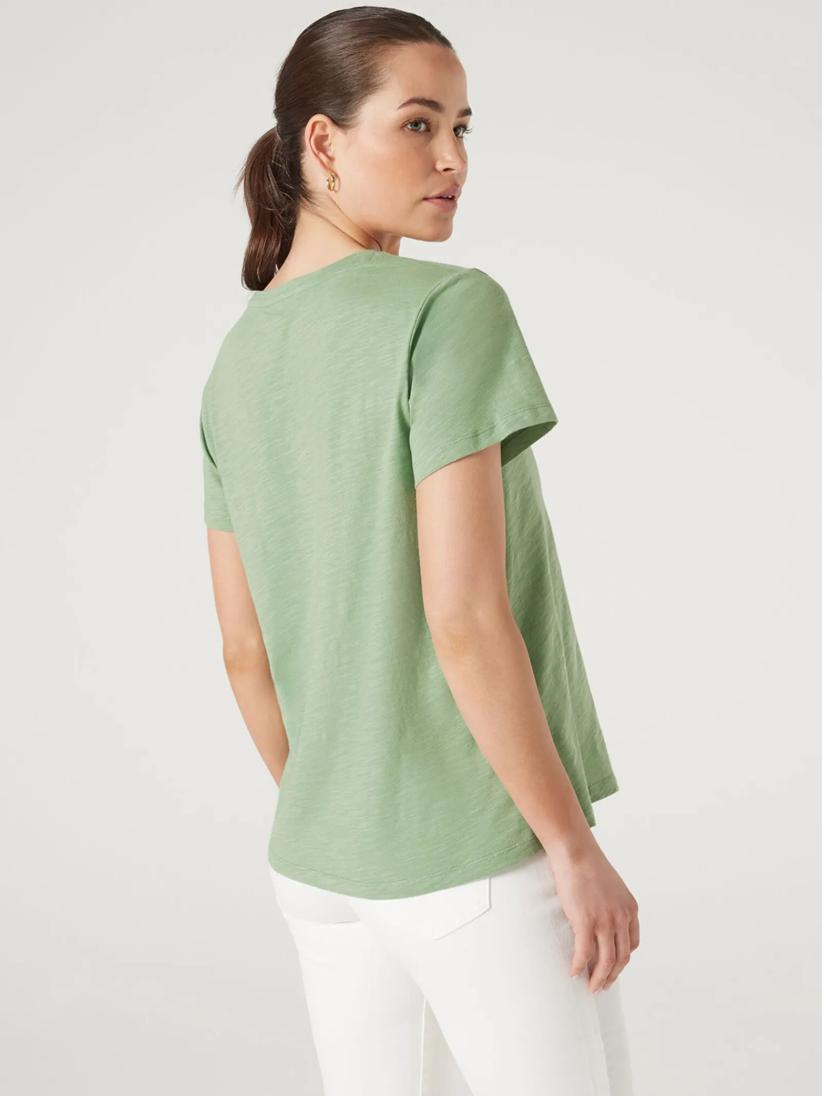 Jeanswest Essential Slub Pocket Tee Black
