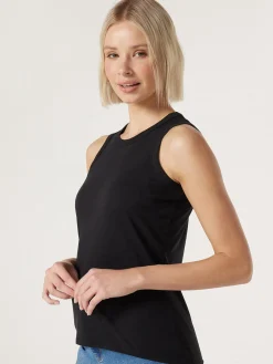 Jeanswest Essential Tank Black Online