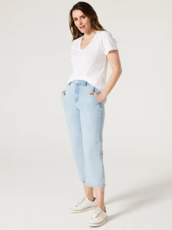 Jeanswest Essential V-Neck Tee Black