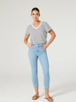 Jeanswest Essential V-Neck Tee Black Outlet