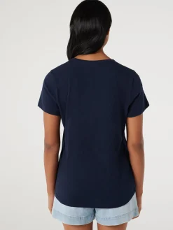 Jeanswest Essential V-Neck Tee Black Discount