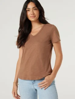 Jeanswest Essential V-Neck Tee Black Clearance