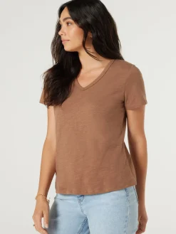 Jeanswest Essential V-Neck Tee Black Clearance