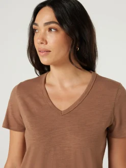Jeanswest Essential V-Neck Tee Black Clearance