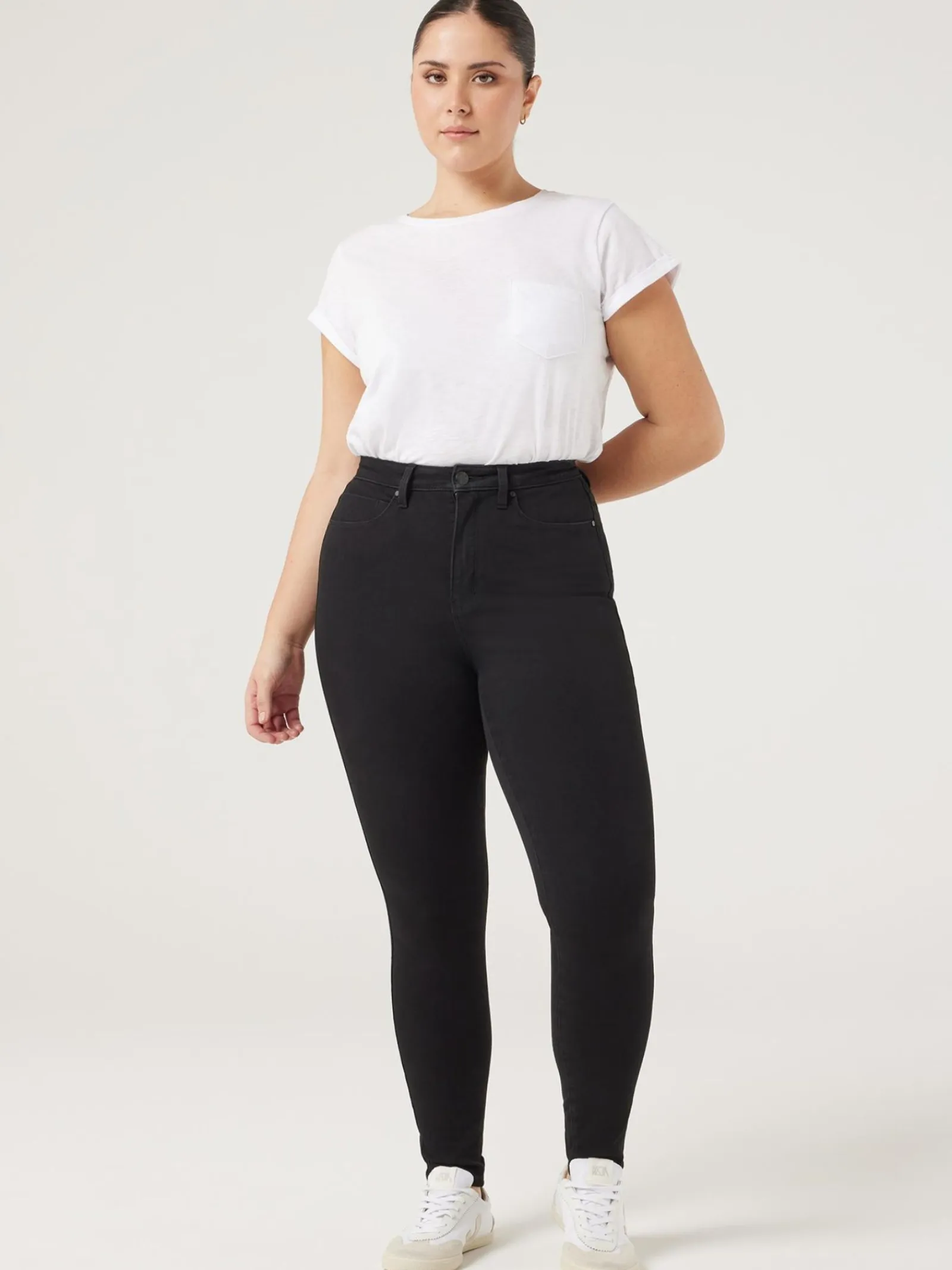 Jeanswest Freeform Curve Skinny Jeans Black Hot