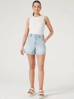 Jeanswest Georgia Tummy Trimmer Denim Short Blue