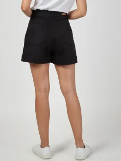 Jeanswest Georgia Tummy Trimmer Denim Short Black Discount