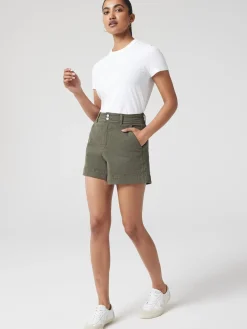 Jeanswest Georgia Tummy Trimmer Denim Short Green Best