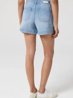 Jeanswest Georgia Tummy Trimmer Denim Short Blue Discount