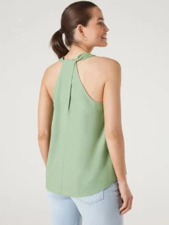Jeanswest Helena V-Neck Top Green Sale