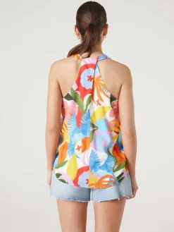 Jeanswest Helena V-Neck Top Multi Hot