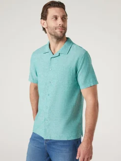 Jeanswest Jimmy Relaxed Resort Shirt Navy Discount