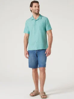 Jeanswest Jimmy Relaxed Resort Shirt Navy Discount