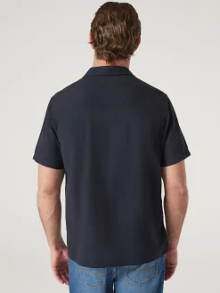 Jeanswest Jimmy Relaxed Resort Shirt Navy New